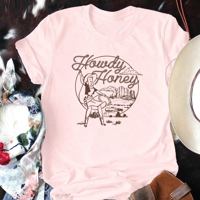 país vintage gráfico camisetas cowgirl bonito engraçado