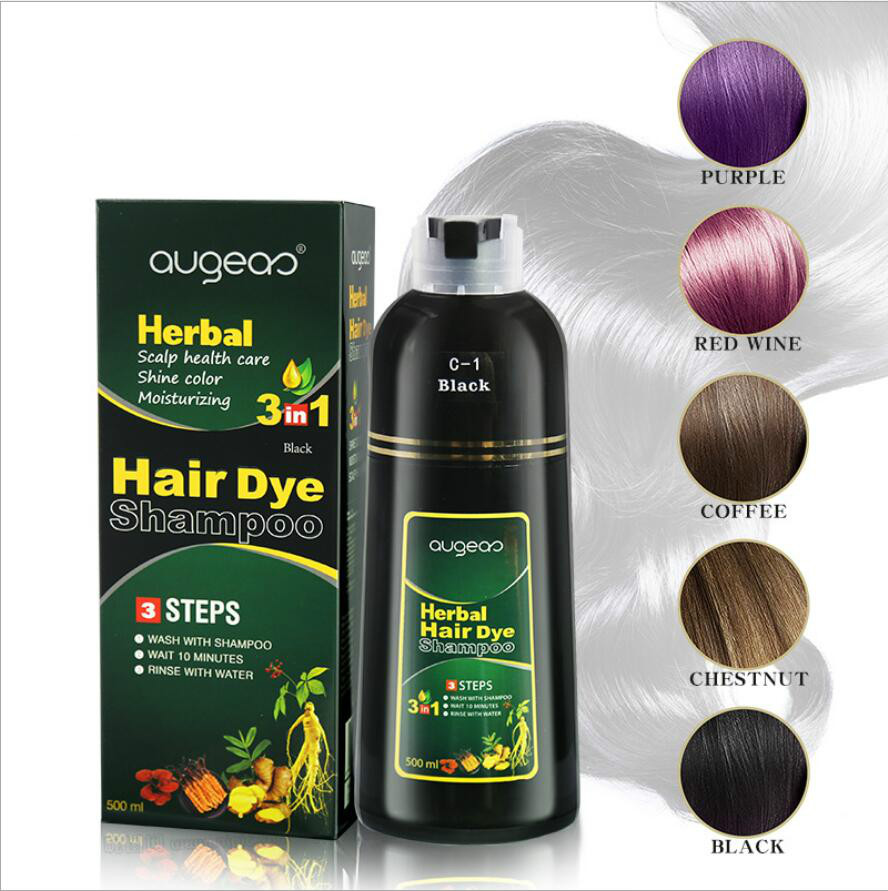 Best of Herbal 30 / 500ml Natural Plant Conditioning Hair Dye Black Shampoo Fast Dye White Grey Hair Removal Dye Coloring Black Hair Reviews & Tips