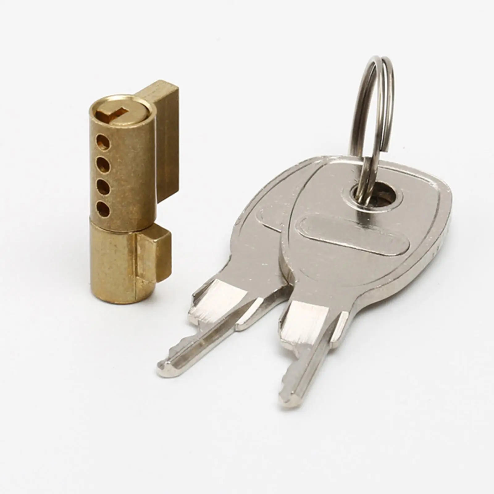 Trailer Coupling Hitch Lock Partical Sturdy Brass for Drawer Lock Freezer Car Cabinets Lock Office Cabinet Combination Lock