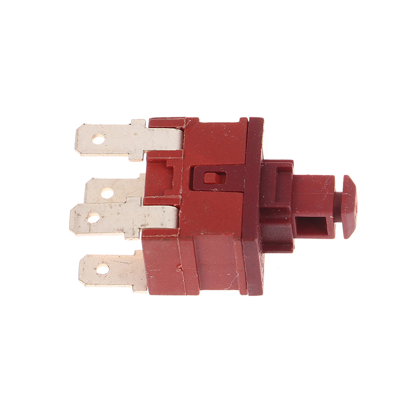 Power Switch Push Button KAN-L5 P12-2 Switch 8A 250VAC 2/4pin Self-locking for Water Heater Vacuum Cleaner