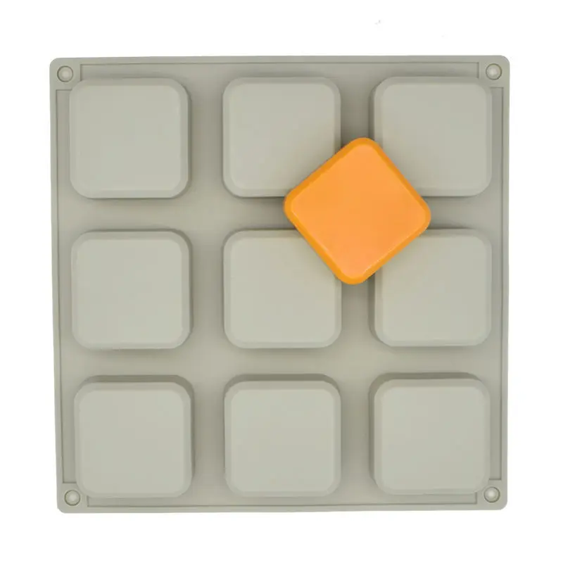 NEW Silicone Square Mold Plus Soap Shaper Set (4)
