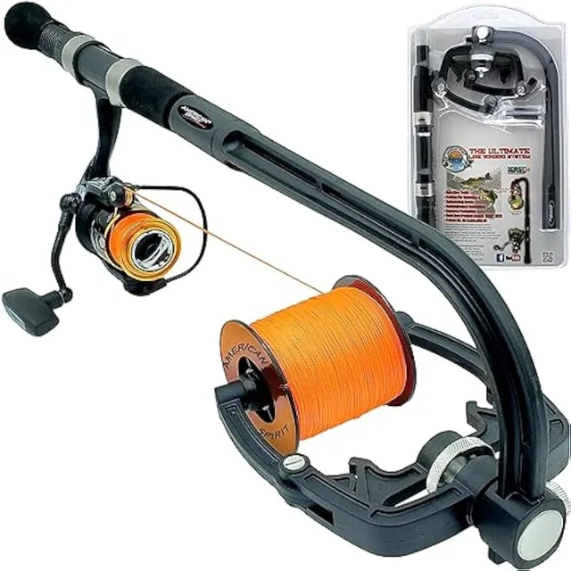 American Spirit Ultimate Line Winding System - Portable Fishing Line Spooler  - Zero Twist Line Spooler for Fishing Reels - AliExpress