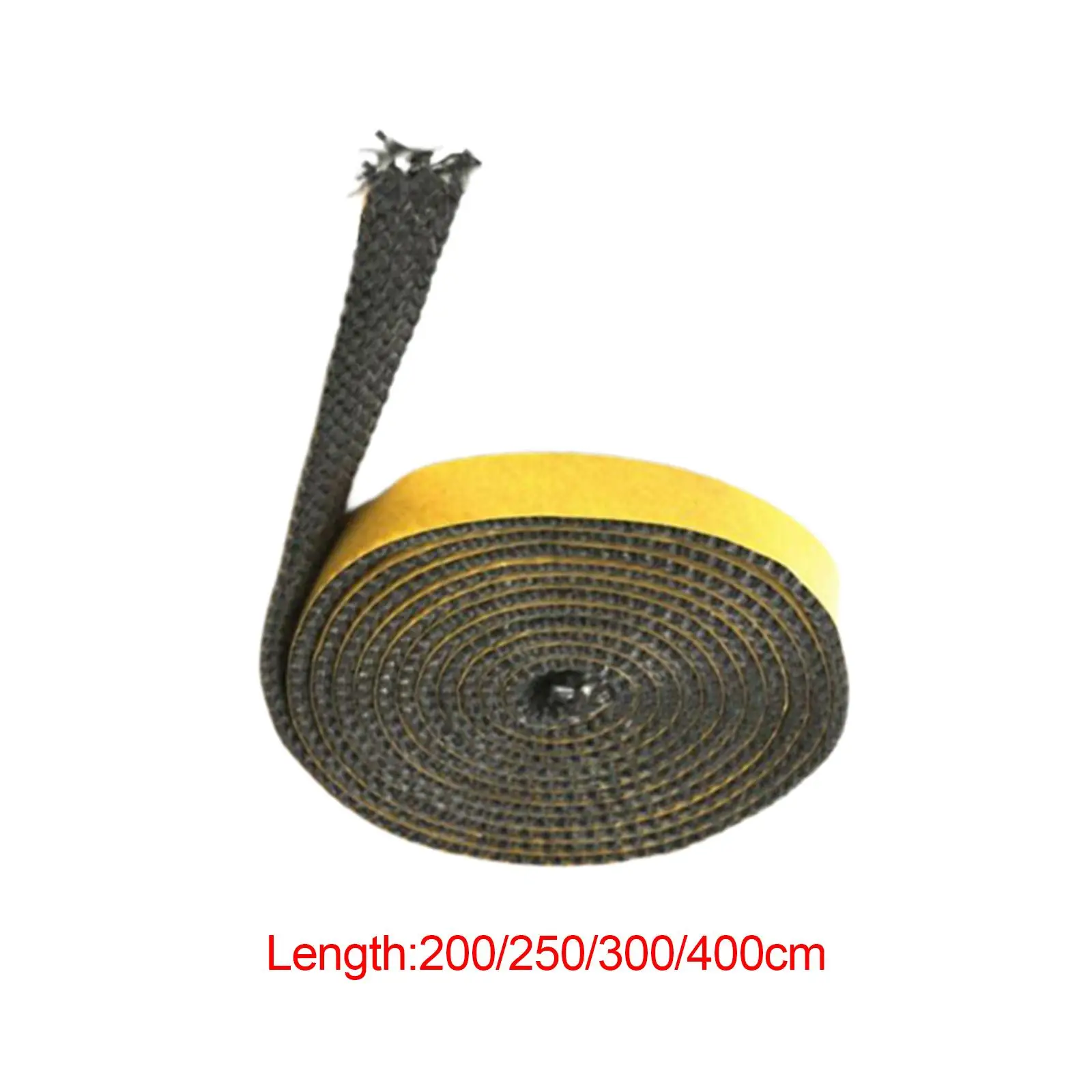 Stoves Gasket Fiberglass Flat Gasket Tape Multipurpose High Temperature Resistance Replace for Oven Stoves Door Window Fireplace