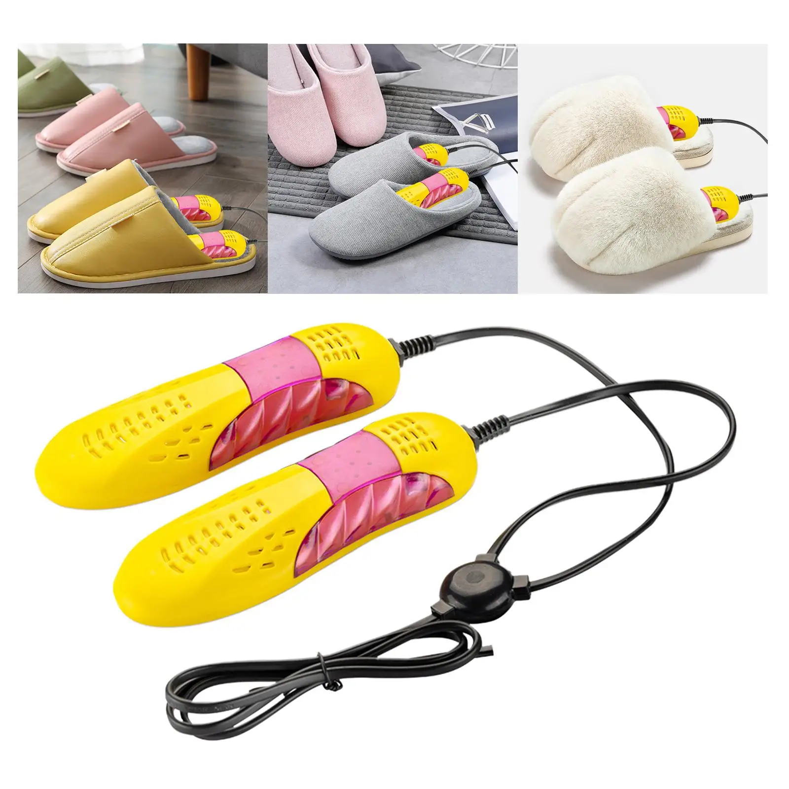 Portable Shoe Dryer Eliminate Damp & Odor Race Car Shape Compact Glove Dryer Boot Dryer for Work Boots Shoe Warmer for Outdoor