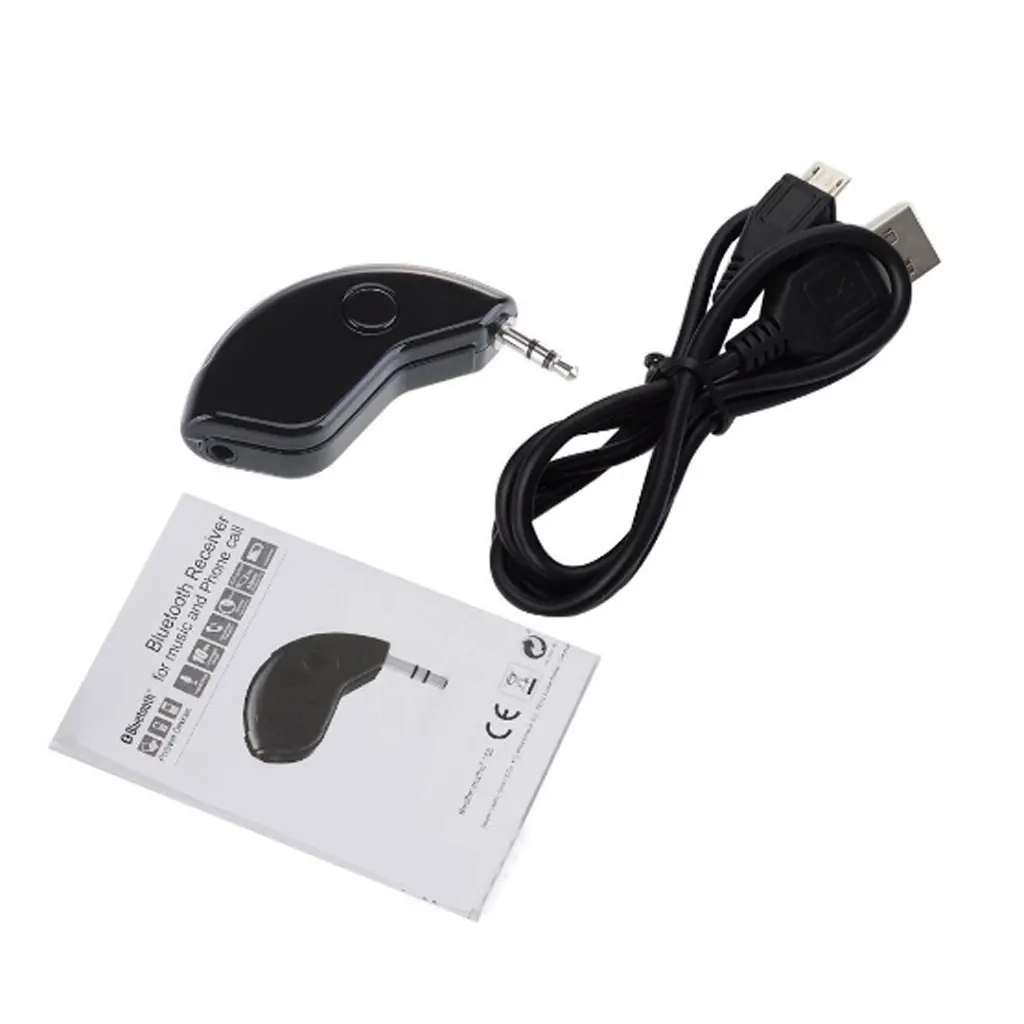 Car Bluetooth Receiver Speaker Music Streaming Receiver Adapter 3.5mm AUX
