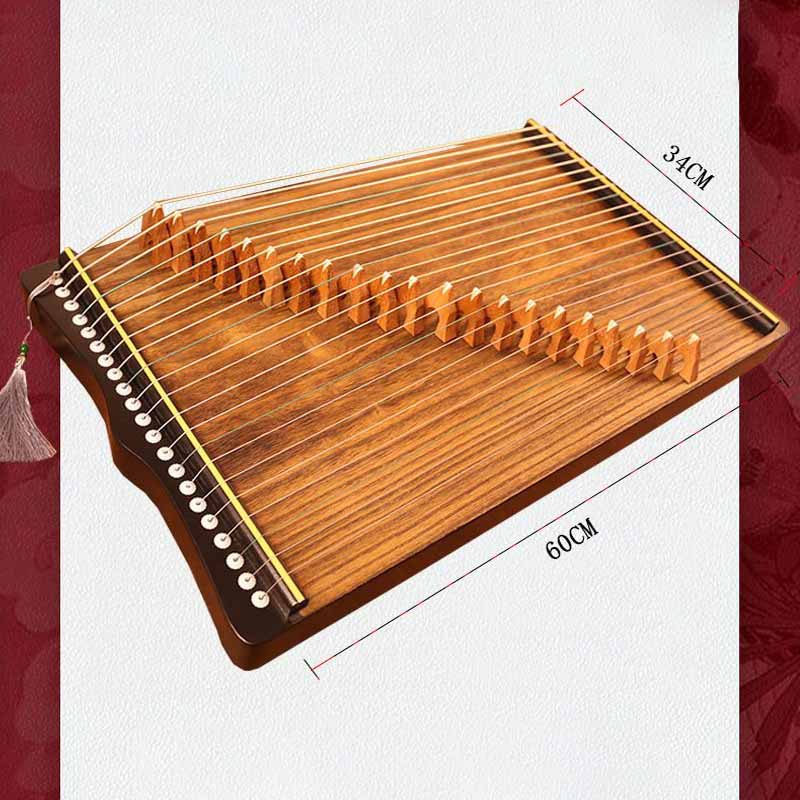 21-saitige Guzheng Kinder Erwachsene Anfänger Mini profession elle Finger trainer tragbare Saiten instrumente Zubehör Guzheng – Detail 2