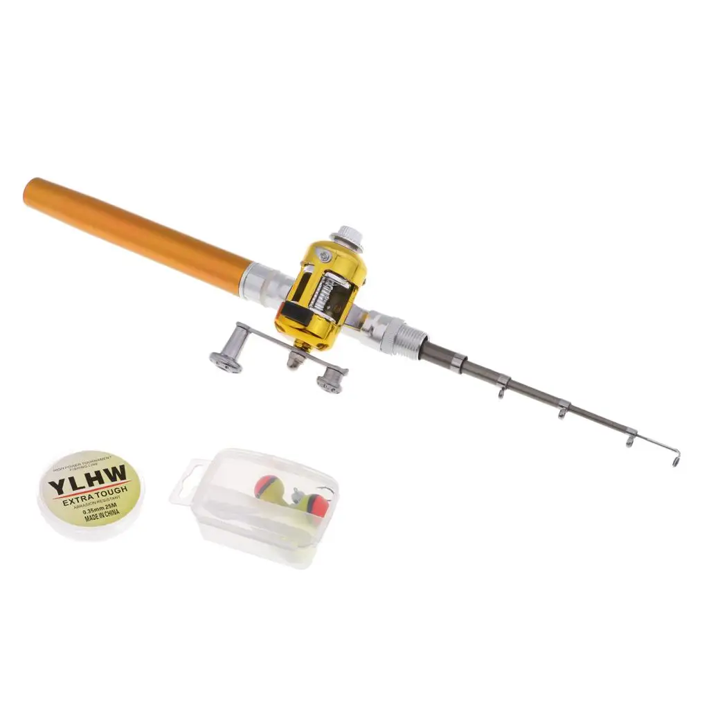  Telescopic Fish , Fishing Rod & Reel Combination Accessories