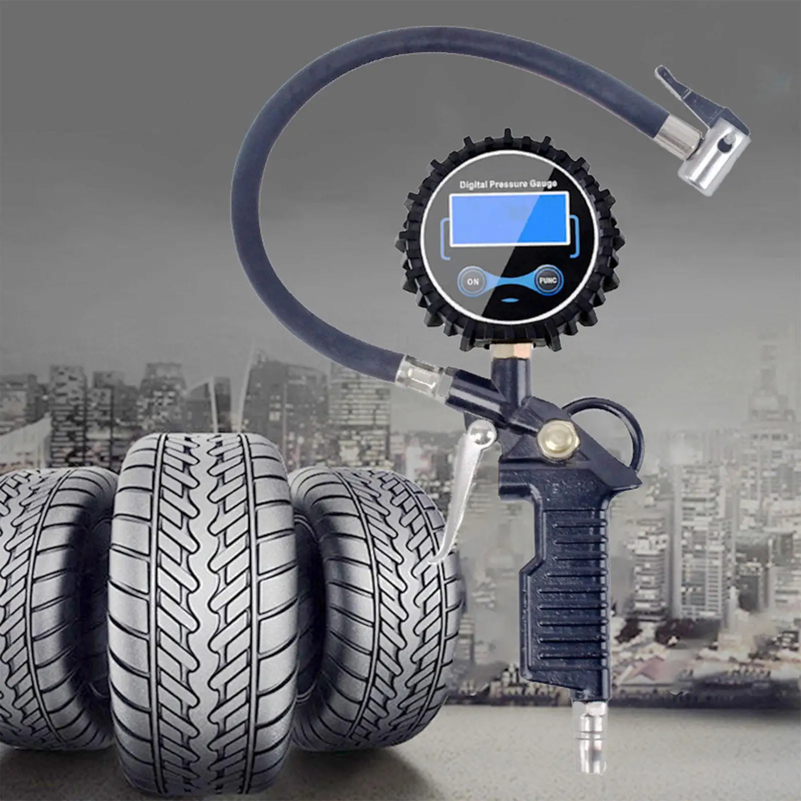 Tire Pressure Tester High-Precision Measurement Tool Fits for Auto Repair Factory