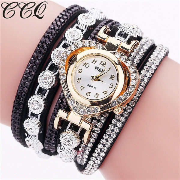 Femmes Bracelets étincelants montre-Bracelet dames mode montre à