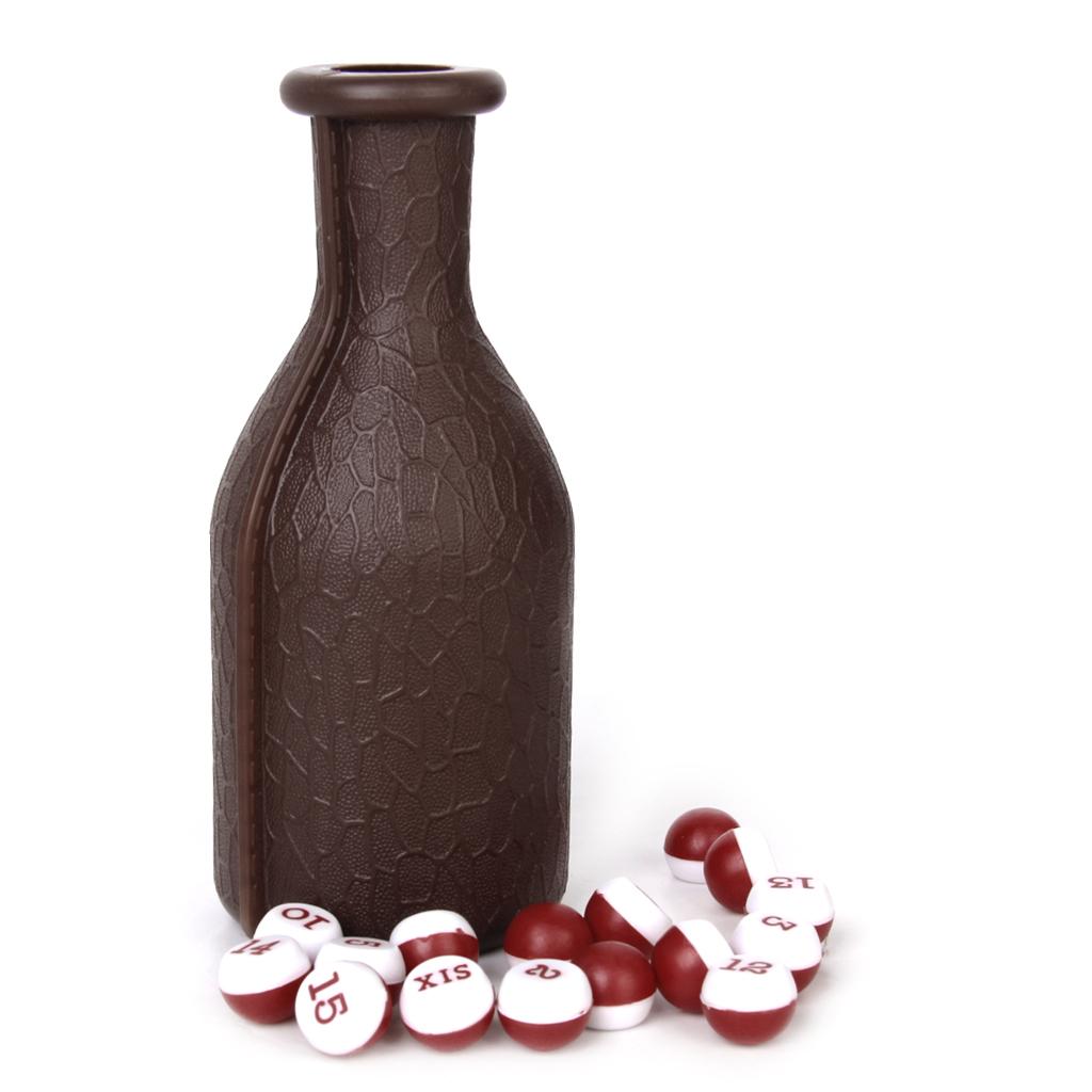 1pc Billiard Kelly Pool Shaker Bottle with 16 Numbered Pea Pointing Balls 1pc Billiard Kelly Pool Shaker Bottle with 16 Numbered Pea Pointing Balls