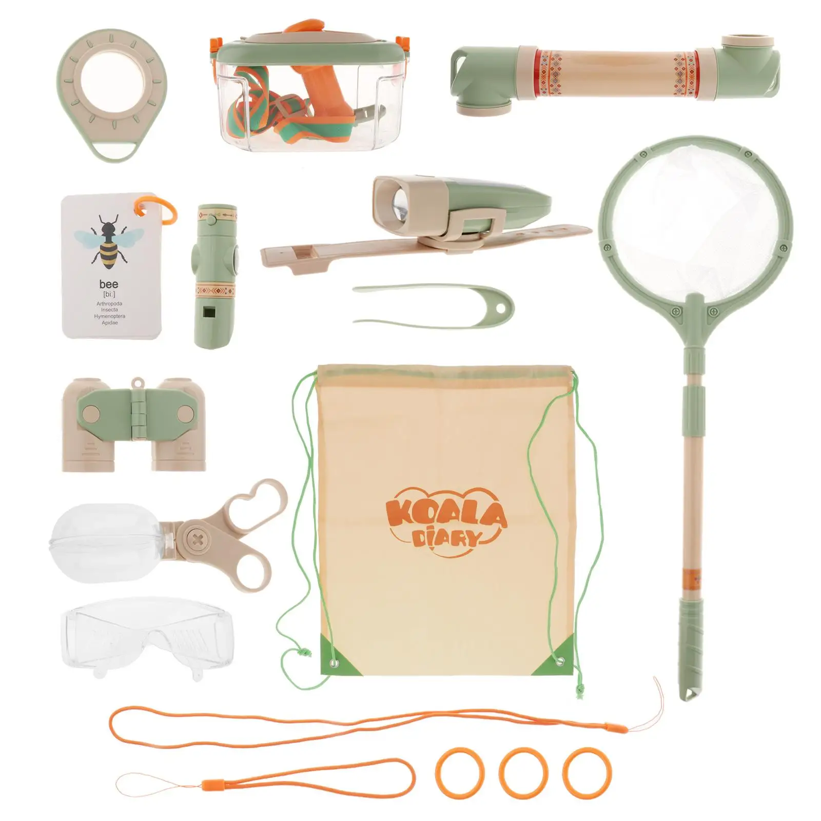 12x Kids Bug Catcher Binoculars Science Educational Playset Bug Catcher Kits