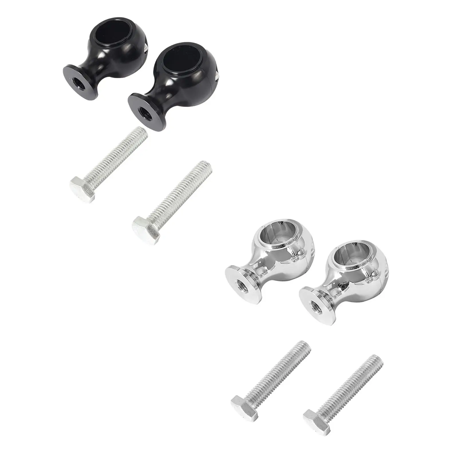 Motorcycle Handlebar Risers 25mm Durable Fat Round Easy to Install Direct Replaces Accessory for Harley Other Handlebar