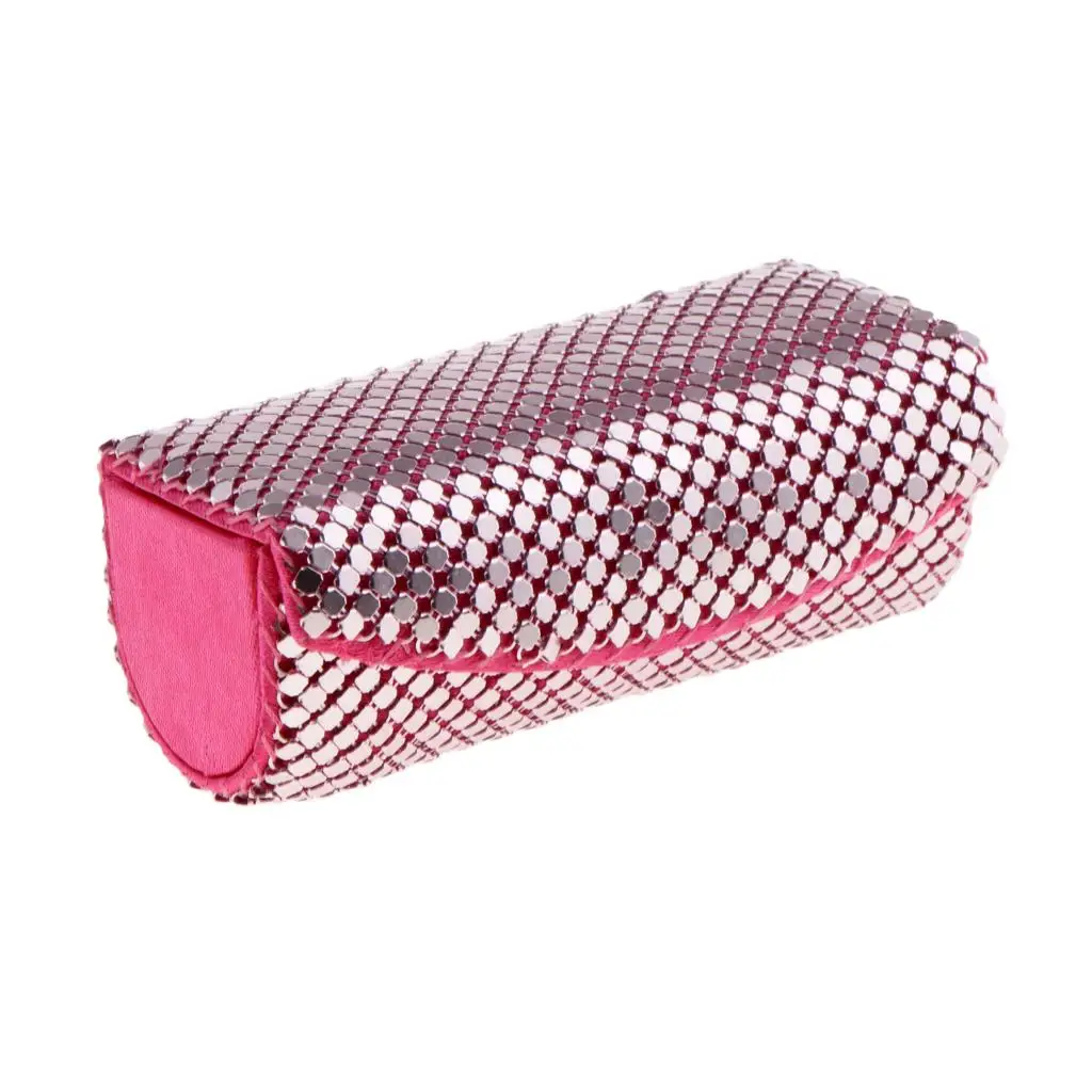 Shining Bling  Case Holder Organizer Bag for Purse with Mirror Snap