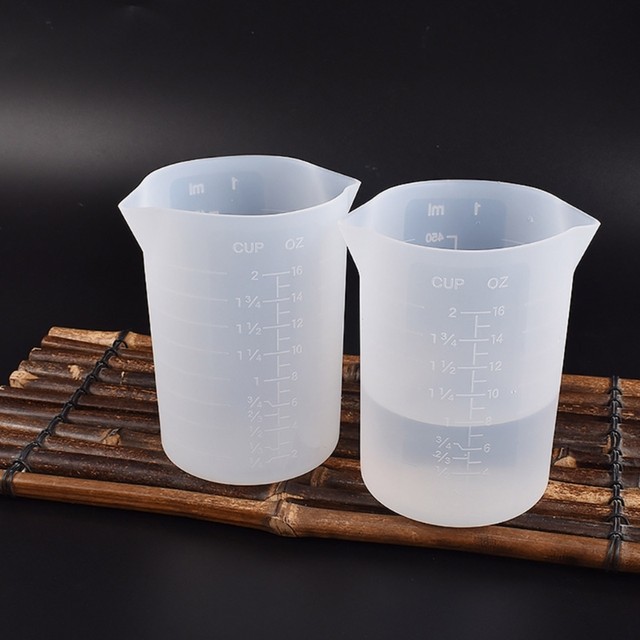 Reusable Silicone Measuring Cups Resin Mixing Cups Epoxy Jewelry