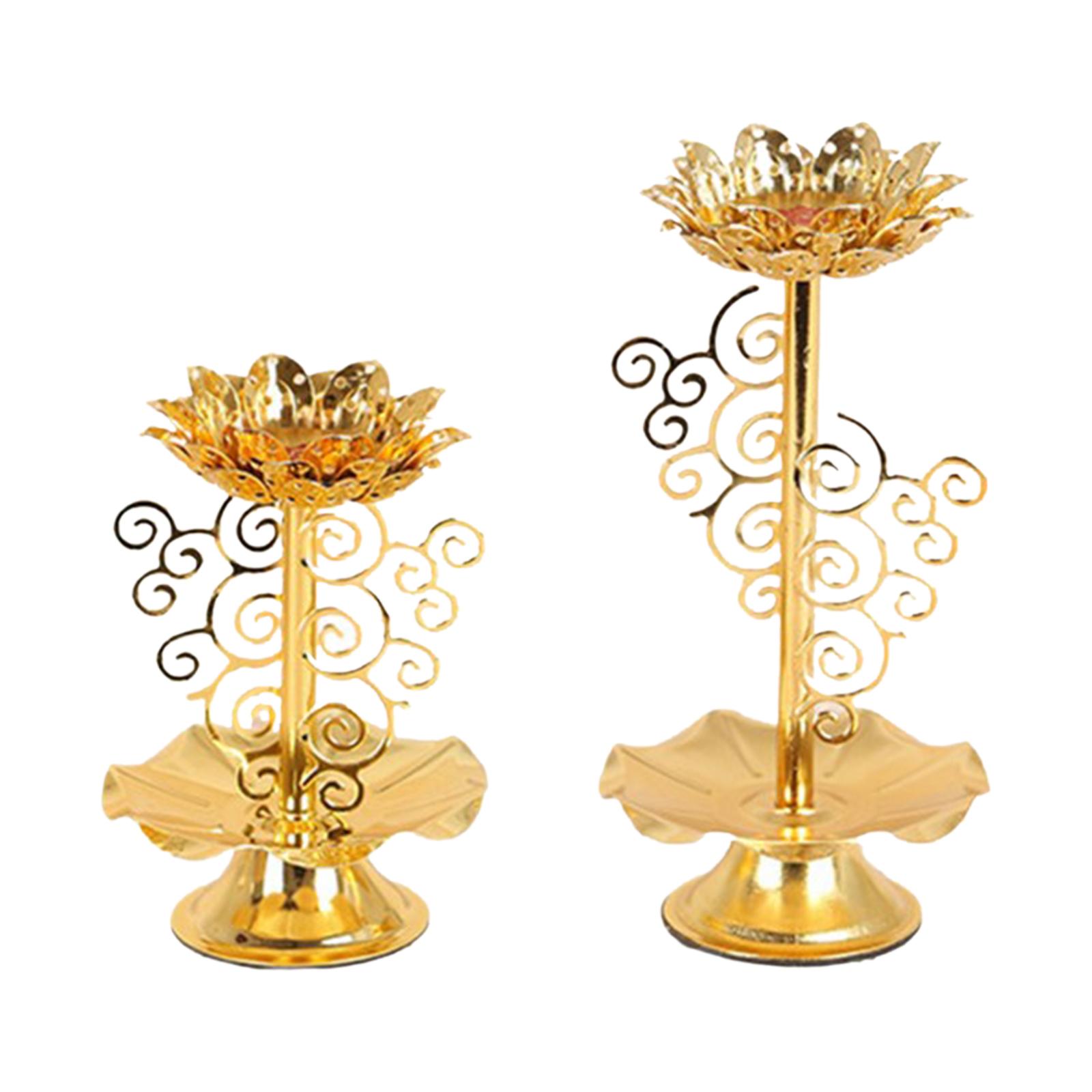 Ghee Lamp Holder Candle Holder Butter Oil Lamp Candlestick Tibetan Religious Activities