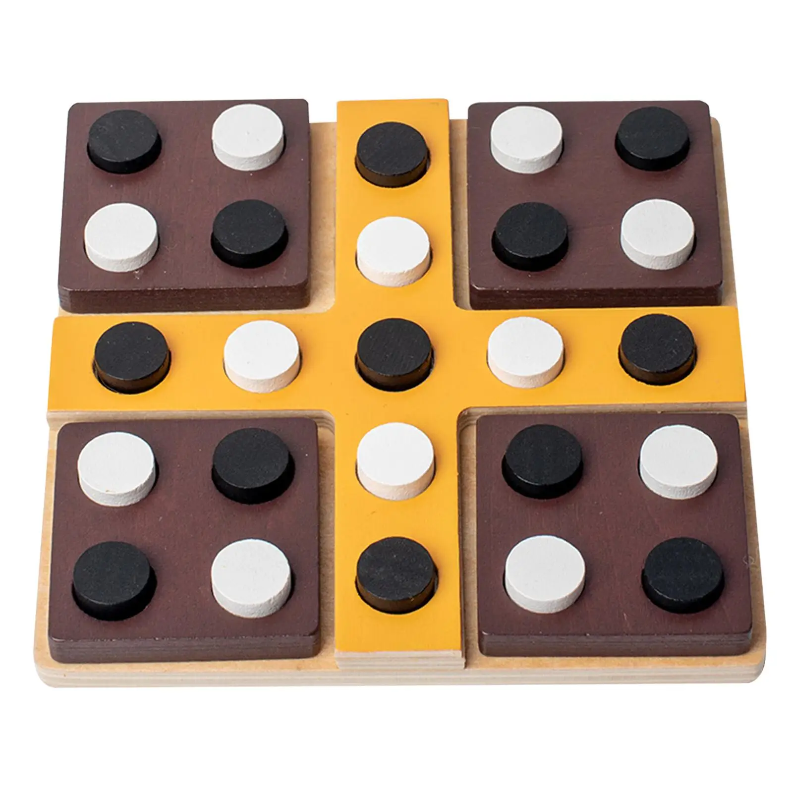 Wooden Chess Game Toy Educational Toys Strategy Game Fine Motor Skill for Boys Girls Family Kids Educational Toy