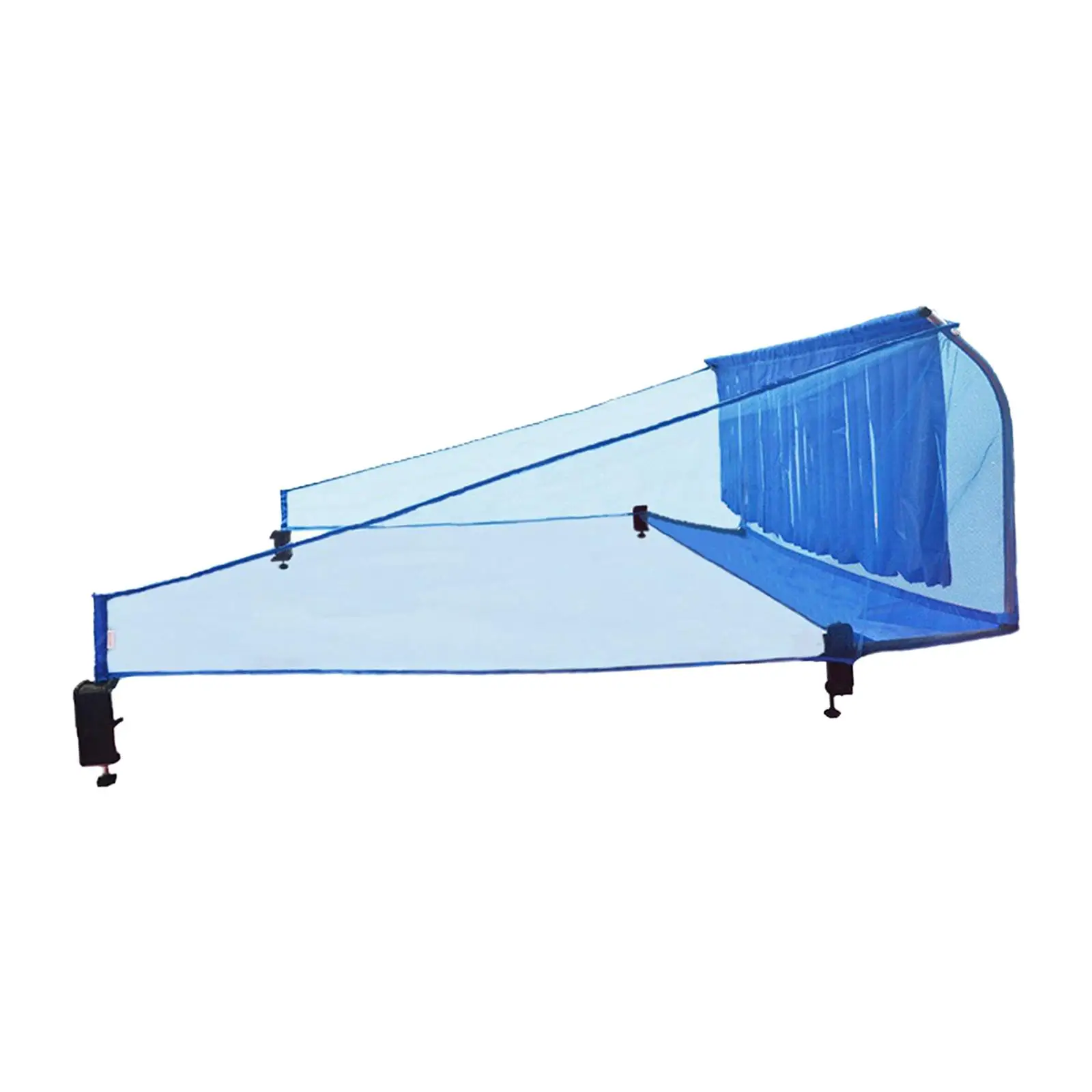 Table Tennis Ball Net Collector with Stainless Steel Frames Lightweight Ball Recycle Catcher Equipment Collection Net