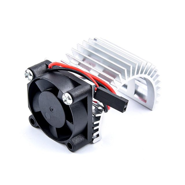 Brushless Motor, 540/550 RC Motor Heat Sink Rc Car Motor Rc Motor Fan With Heat Dissipation For 1/10 Scale Electric RC Car (Blue