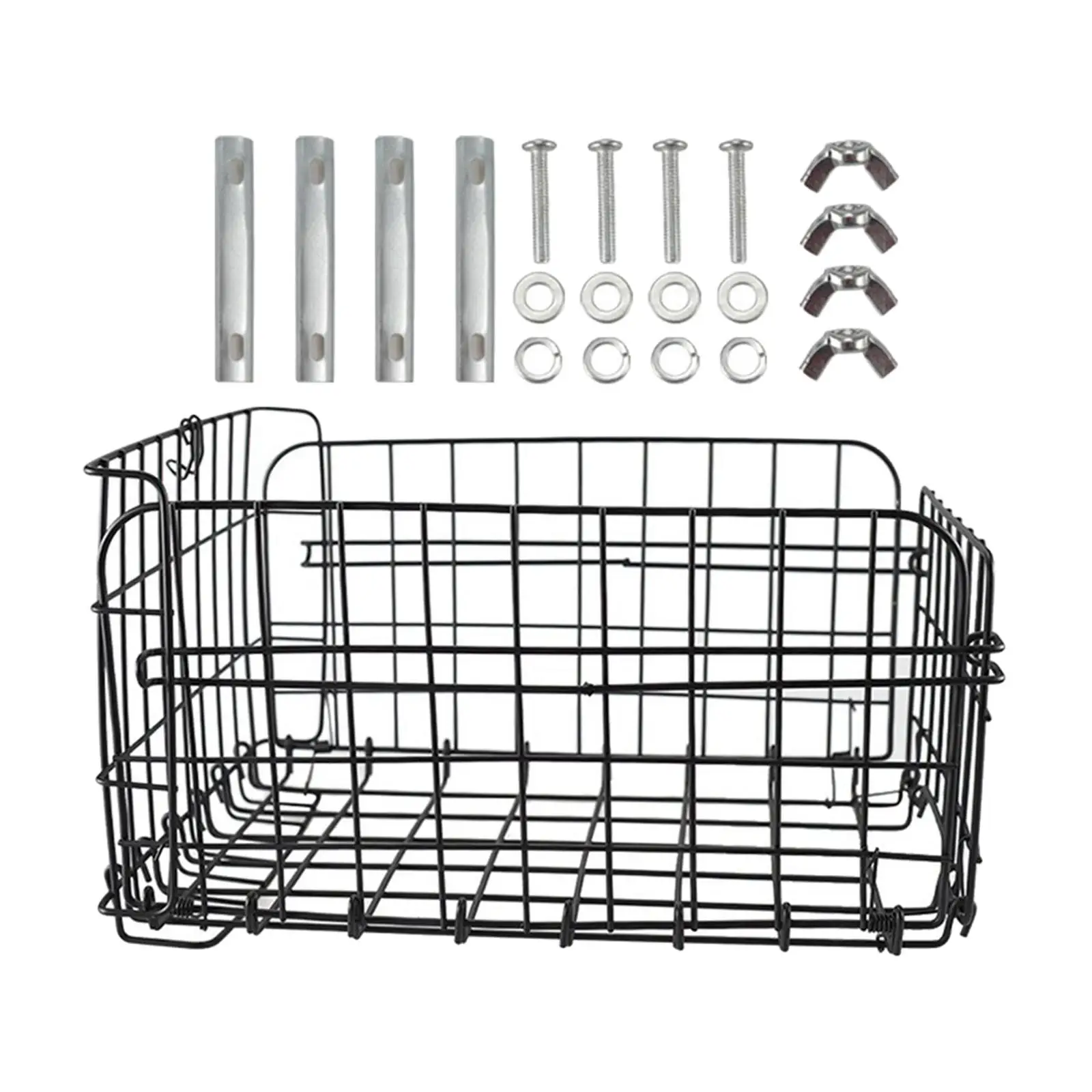 bike Storage Basket Foldling Riding Storage Gadget Holder Hanging Cycling Baskets for Holding Water Bottle, Toys, Snacks