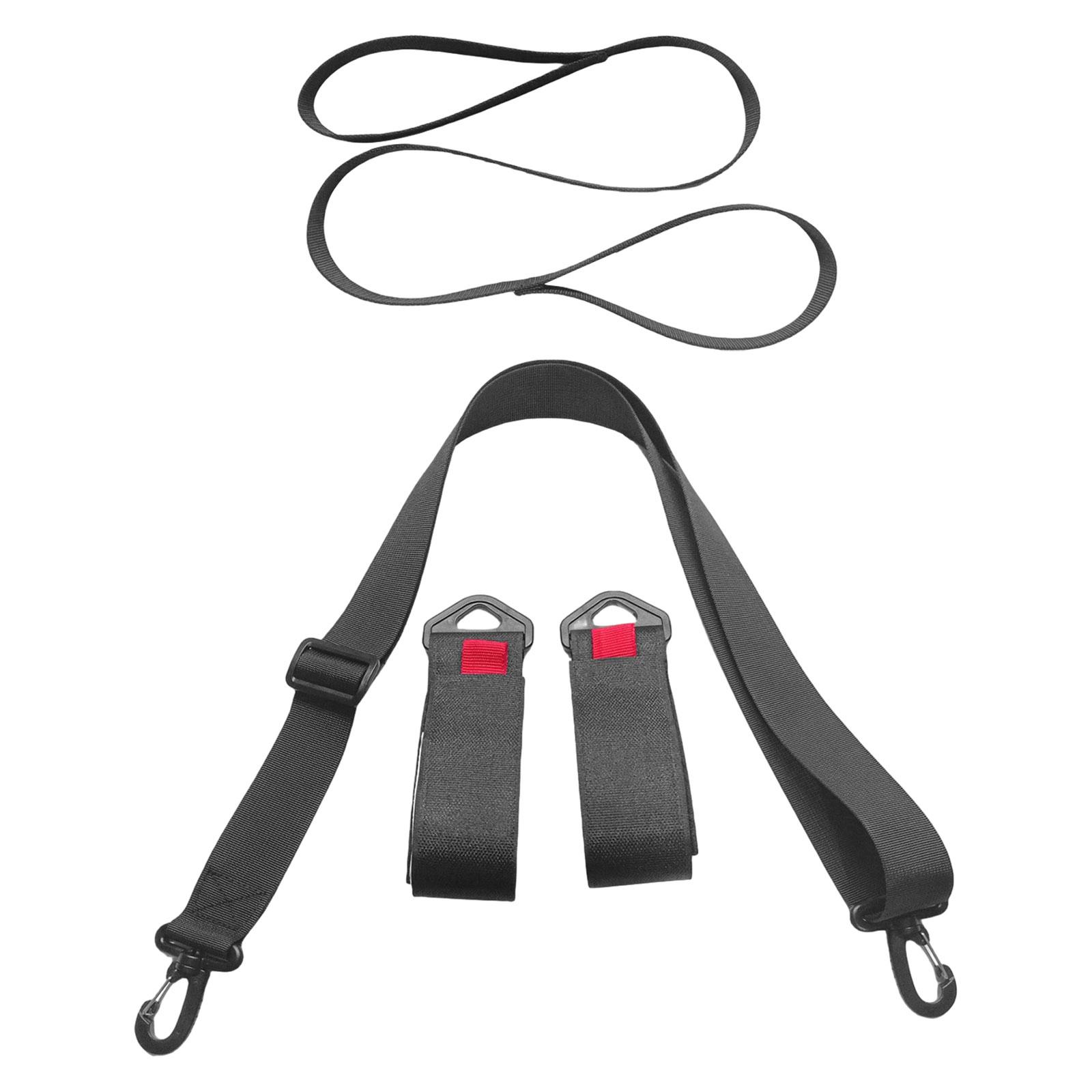 Ski Pole Carry Straps Set Ski Carrier Strap Holder Snowboard Carrier Strap for