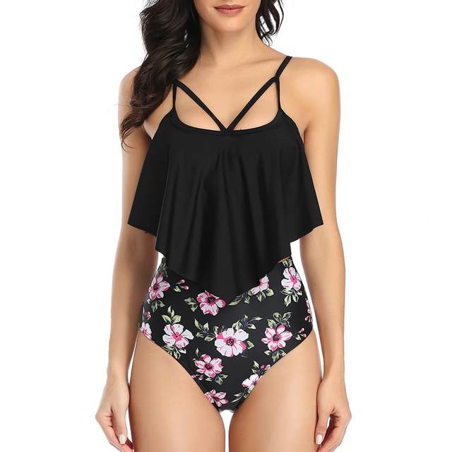 Conjunto de Bikini para mujer, ropa de playa impresionante, traje 