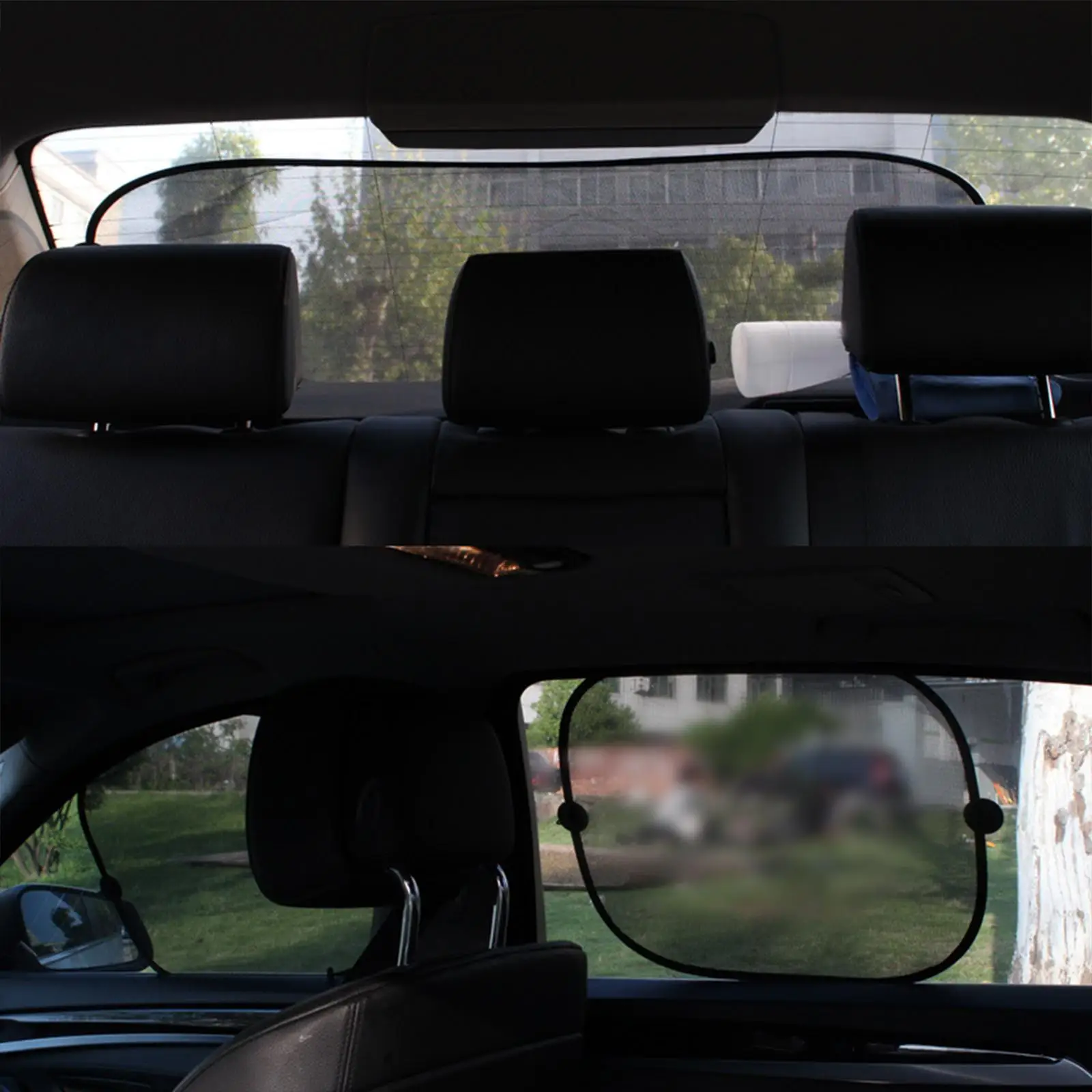 Car Side Window Sunshade Cover Car Sun Shade Sun Glare Protection for Your Passengers Durable Folding Auto Side Window Sunshade