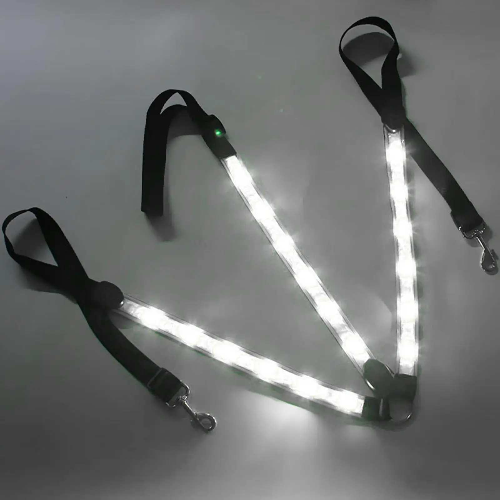 LED Horse Breastplate Collar Battery Operated Equestrian Safety Equipment High Visibility Tack 3 Lighting Modes  for Horse Show