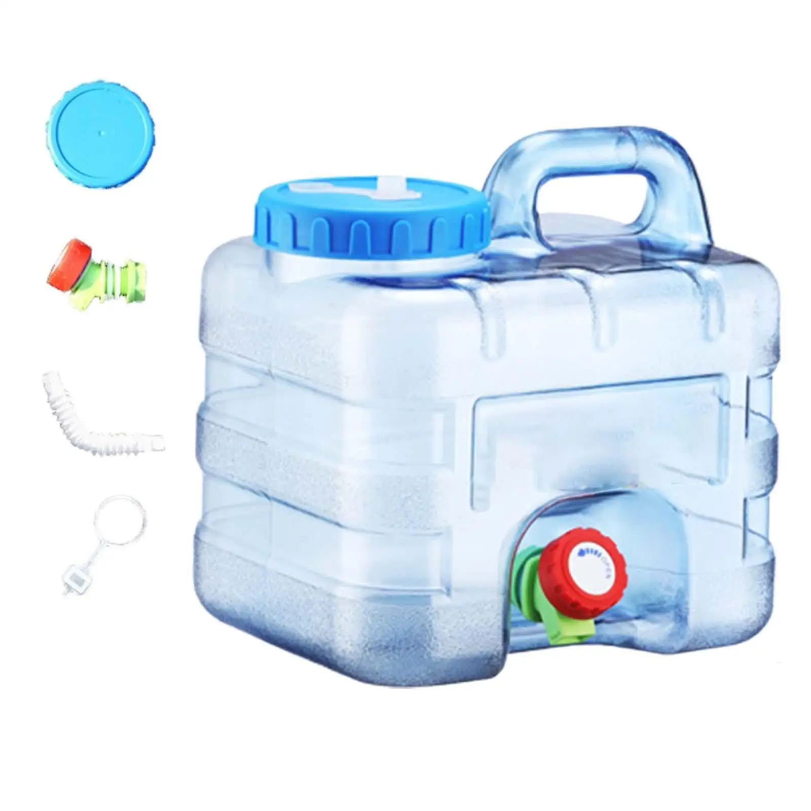 Portable Water Tank Water Storage Container Space Saving Versatile Lightweight Water Barrel for Picnic, Hiking, Family Travel