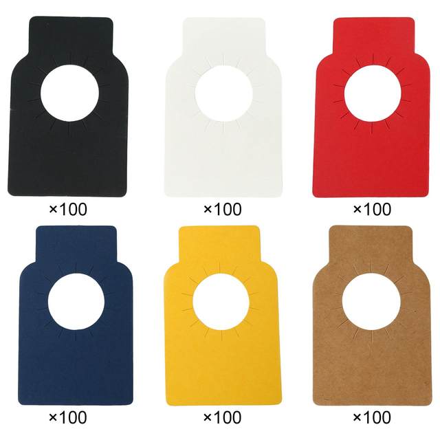 Étiquettes Bouteille De Vin Réutilisables GVSS - 100 Pièces Marron 5,7x8,9 Cm - 2