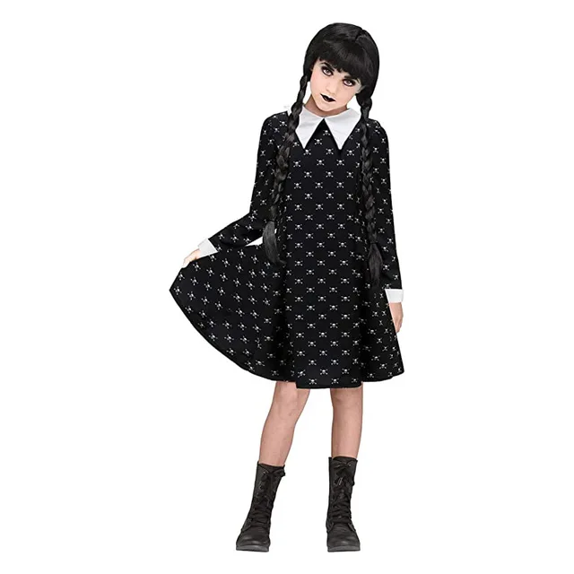 Wednesday Addams Family Costumes  Wednesday Pugsley Addams Costume -  Costume Dress - Aliexpress