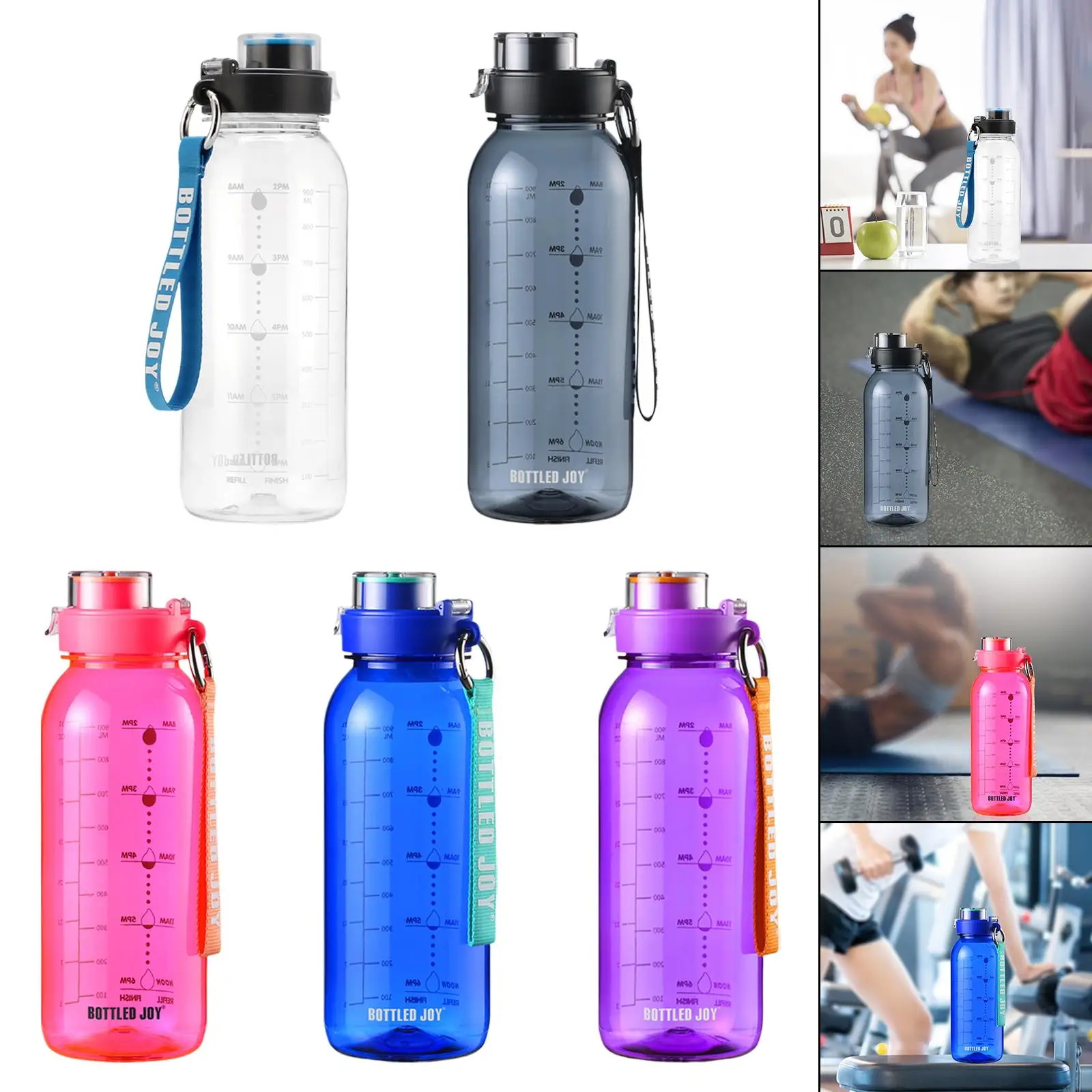 Outdoor Sports Water Bottle Portable Leak Proof Tour Hiking Bottle Bicycle Drinking Camping Hiking Cup Drinkware