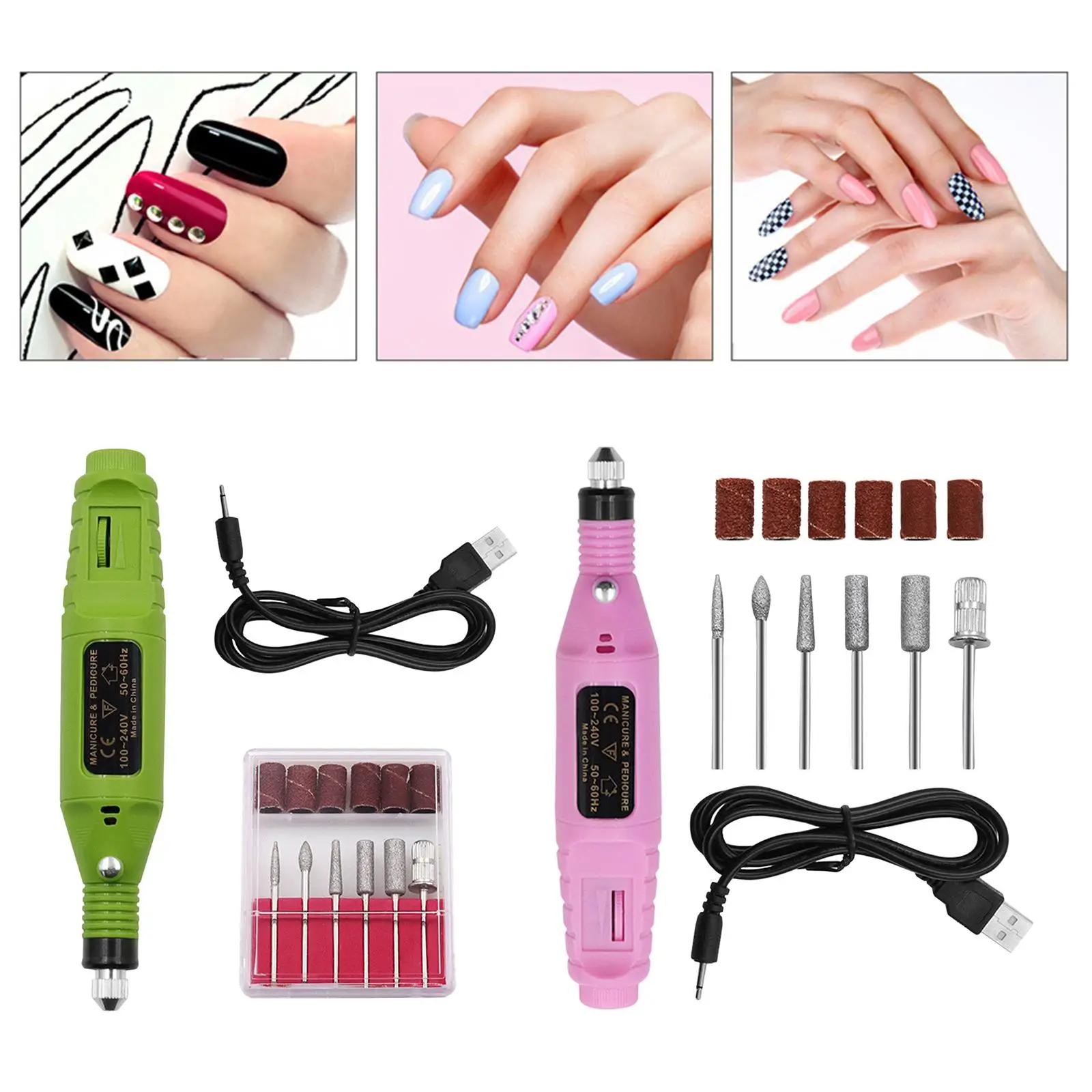 Portable Electric  Pen Machine Sanderer for Beginners Salon Exfoliating Finger Toe Care
