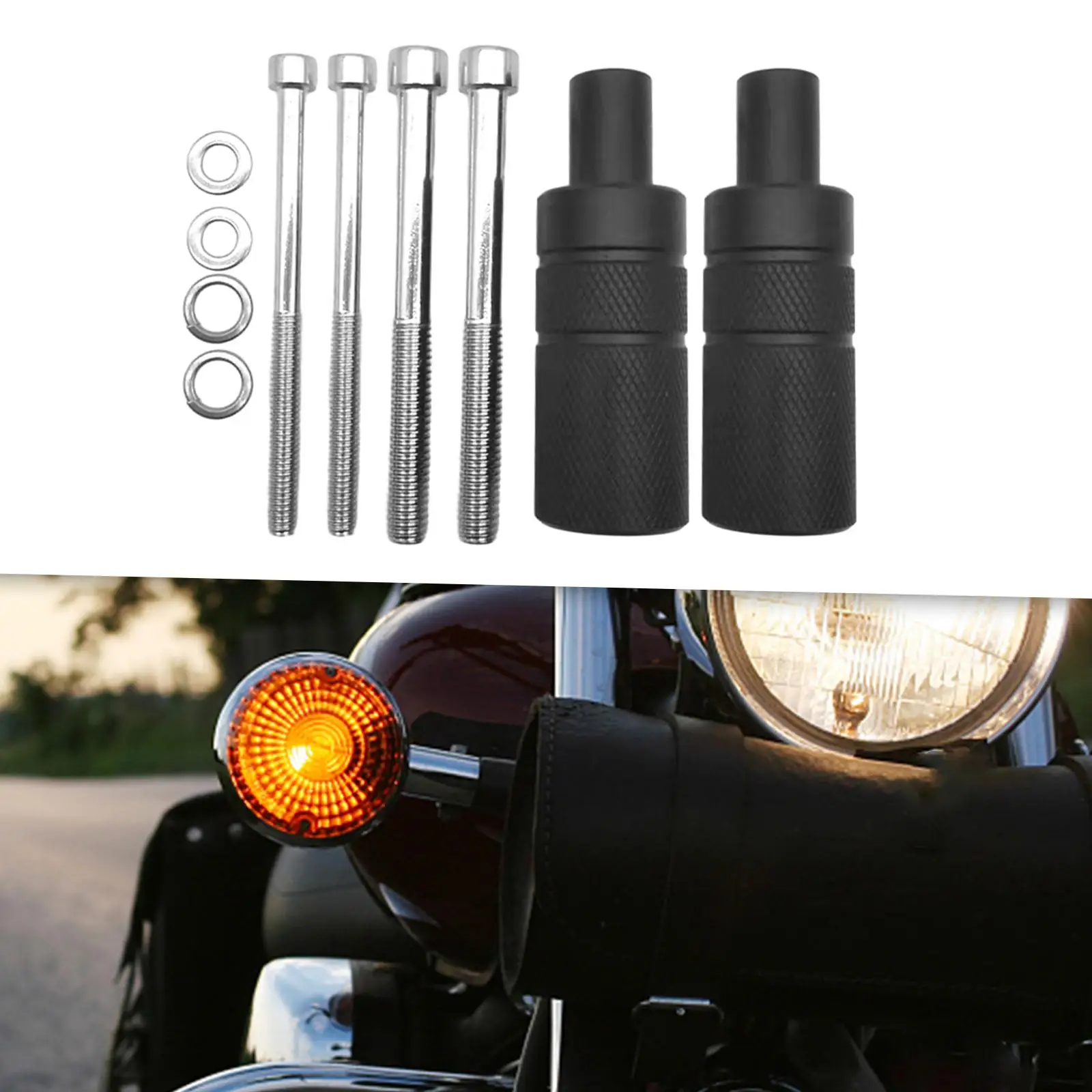Motorcycle Headlight Fender Mounting Bracket Frosted Surface Multipurpose Automotive Spare Parts Easily Install Aluminum Holder