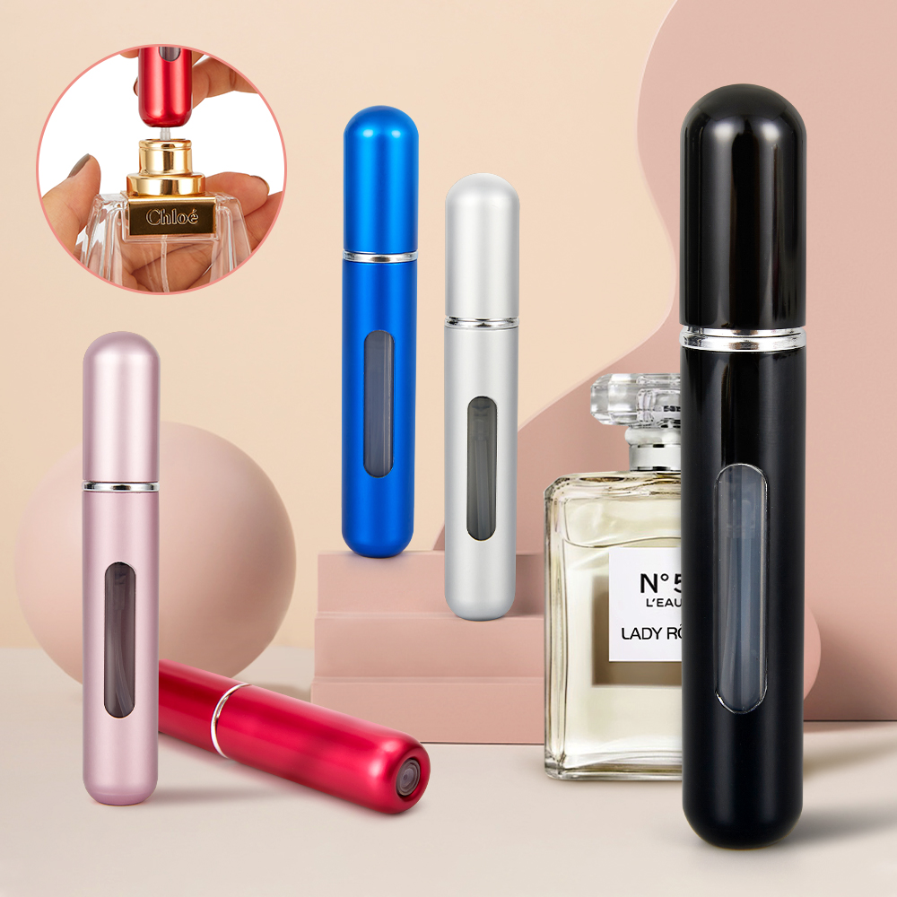 Best of Portable Mini Refillable Perfume Bottle With Spray Scent Pump Empty Cosmetic Containers Spray Atomizer Bottle For Travel 5Ml 8Ml Reviews & Tips