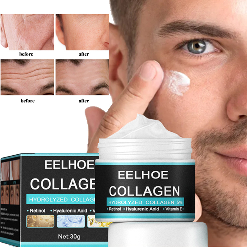 Best of EELHOE Collagen Creams For Men Anti Wrinkle Anti Aging Face Cream Firming Moisturizing Hyaluronic Acid Cream Facial Care Reviews & Tips