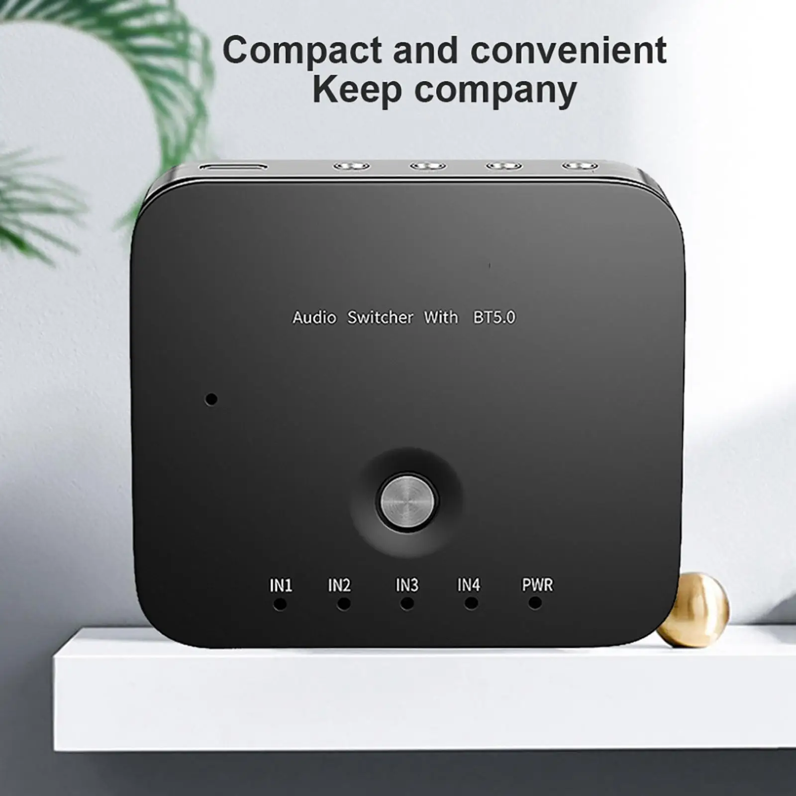 BT5.0 Receiver 3 in 2/2 in 3 Wireless Multimedia Supplies 4in 1/1 in 4 HiFi 4-Port 3.5mm Switch Box Converter Video Switcher