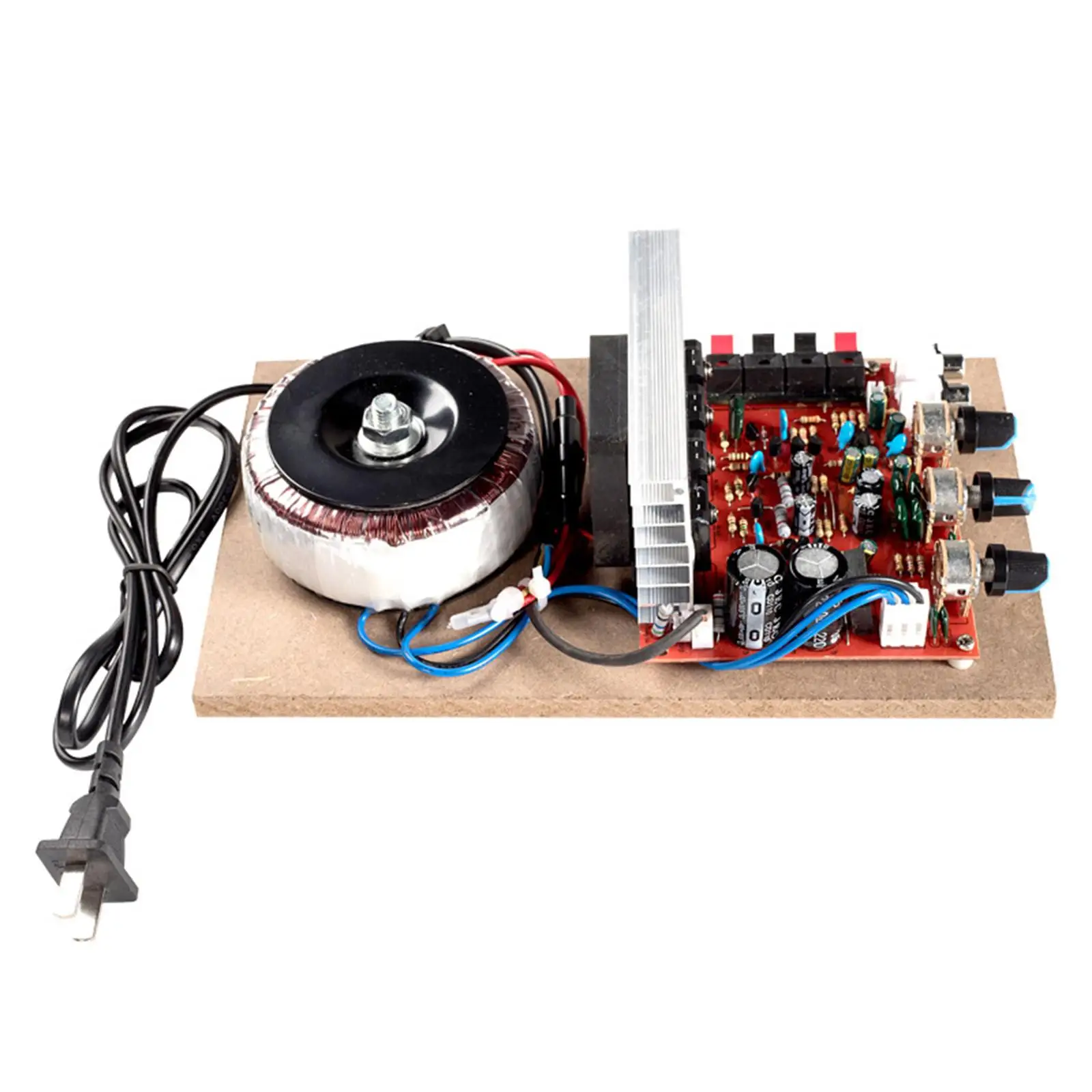 DIY Modified 220V/200W Audio Power Amplifier Bluetooth Aluminum Plate Stereo USB HiFi Speaker Digital Amplifier for FM Mic Car