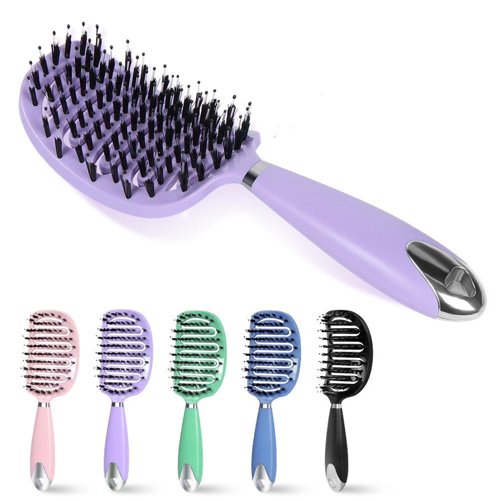 Best of Stripe Detangle Hairbrush Professional Women Comb Wet Hair Brush Scalp Massage Comb Brush For Hairdresser Hairdressing Tools Reviews & Tips