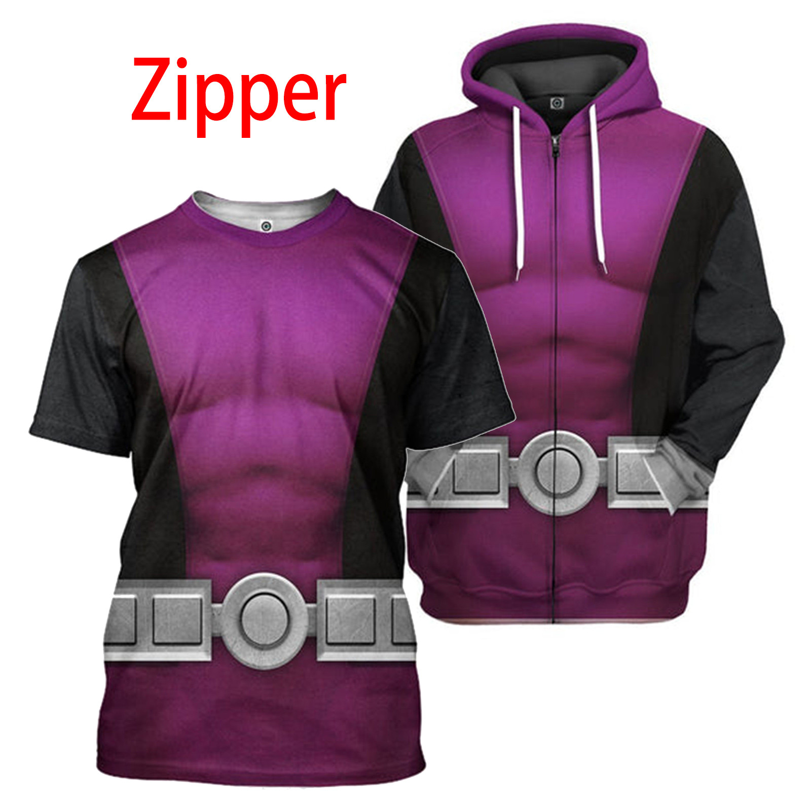 Hx Titan Biest Boy Cosplay Kostüme 3d gedruckt T-Shirts Sweatshirts Hoodies männliche weibliche Tops Mäntel Männer Kleidung Drops hipping – Detail 6