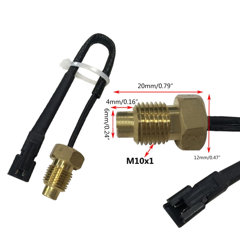 Description Picture 6 of item50K NTC Thermistor Temperature Sensor M10 Thread Probe Cable High Sensitivity