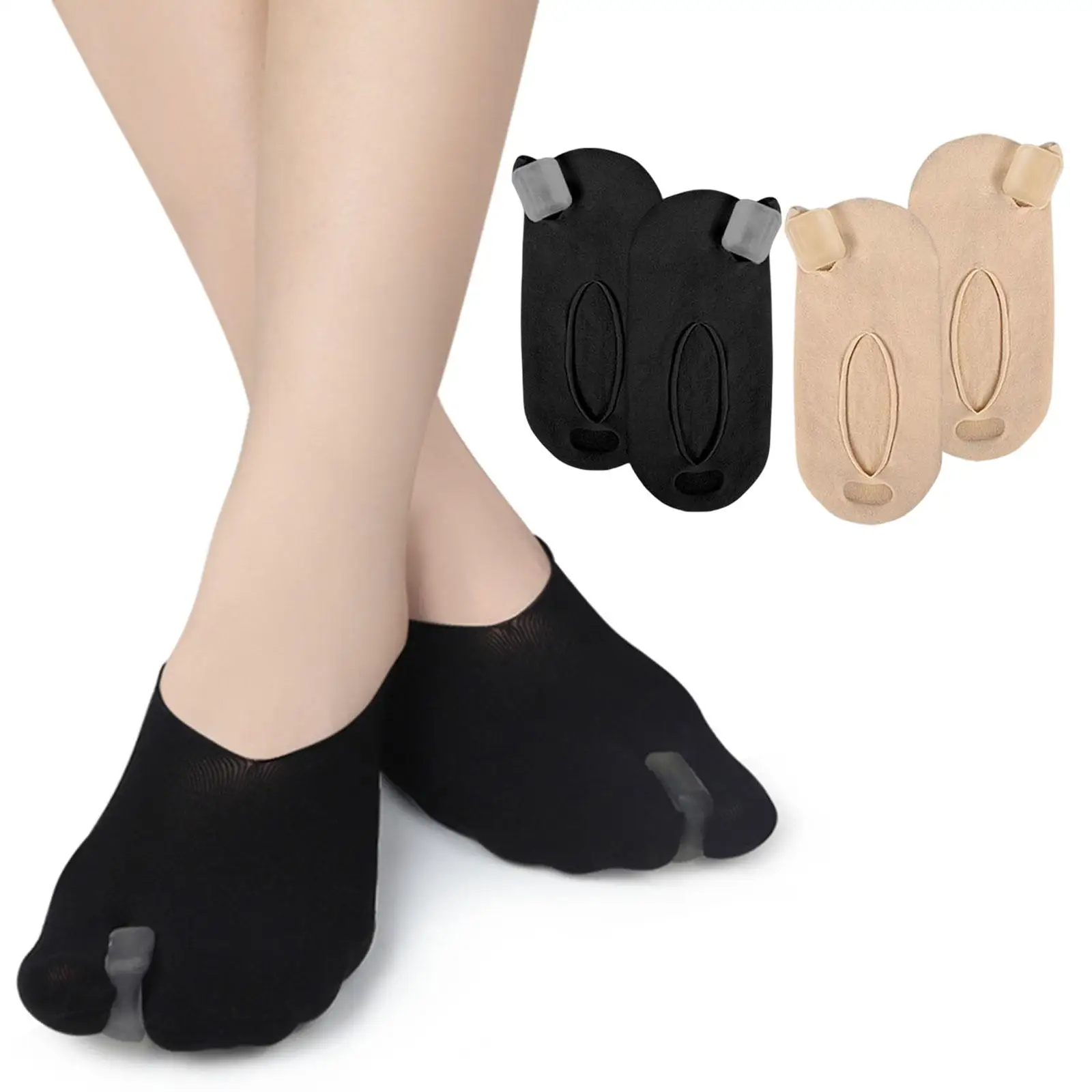 2Pcs Bunion Corrector split Socks Sleeves Protector Comfortable AntiSlip