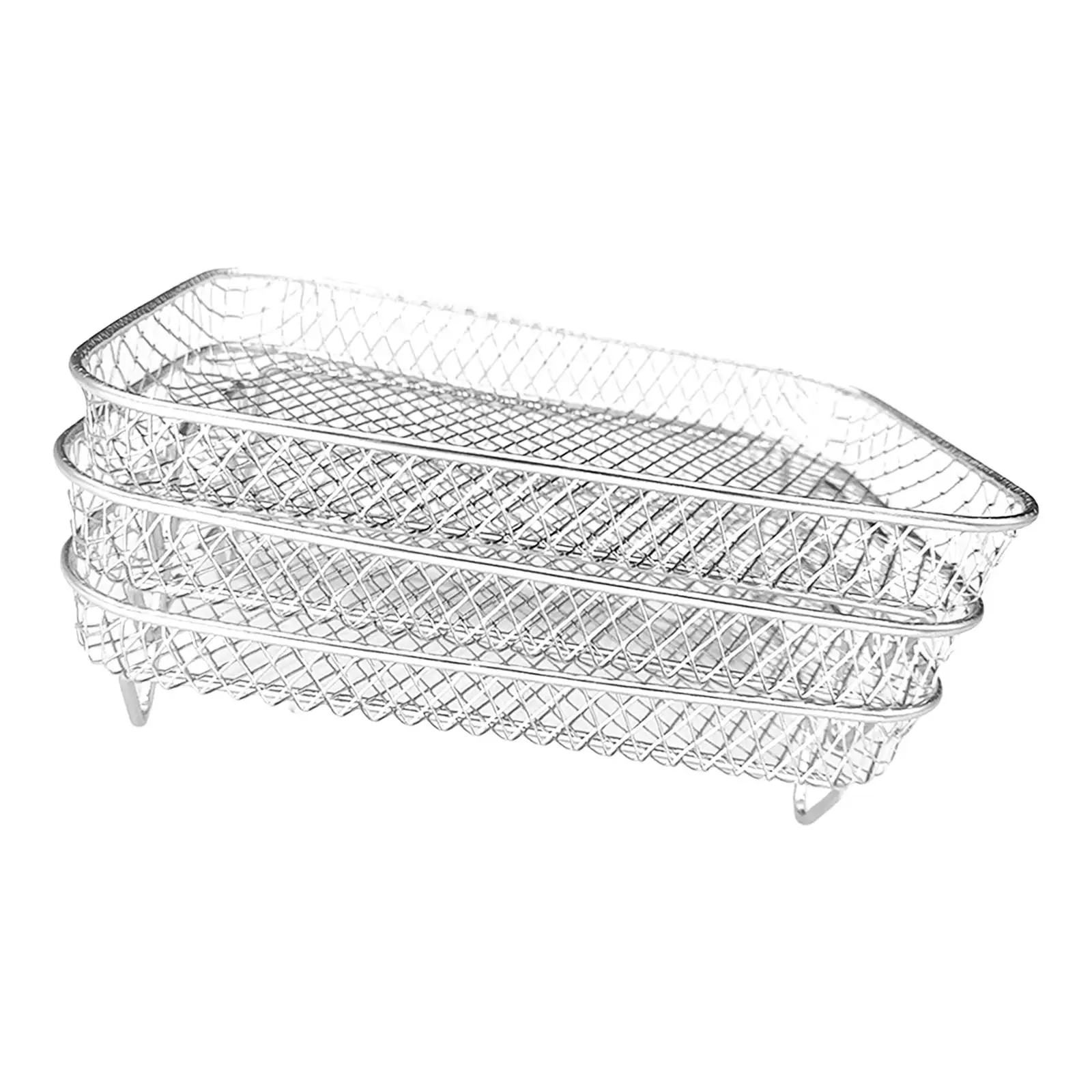 Stainless Steel Air Fryer Rack 3 Layer Support for Air Fryer Easy Clean Dehydrator Rack Grill Rack