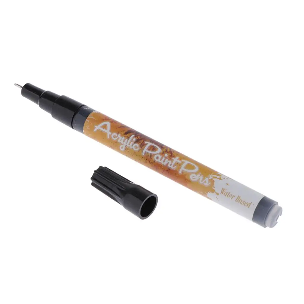 Black Paint Pens for Rock Painting, Stone, Ceramic, Glass. Extra Fine,