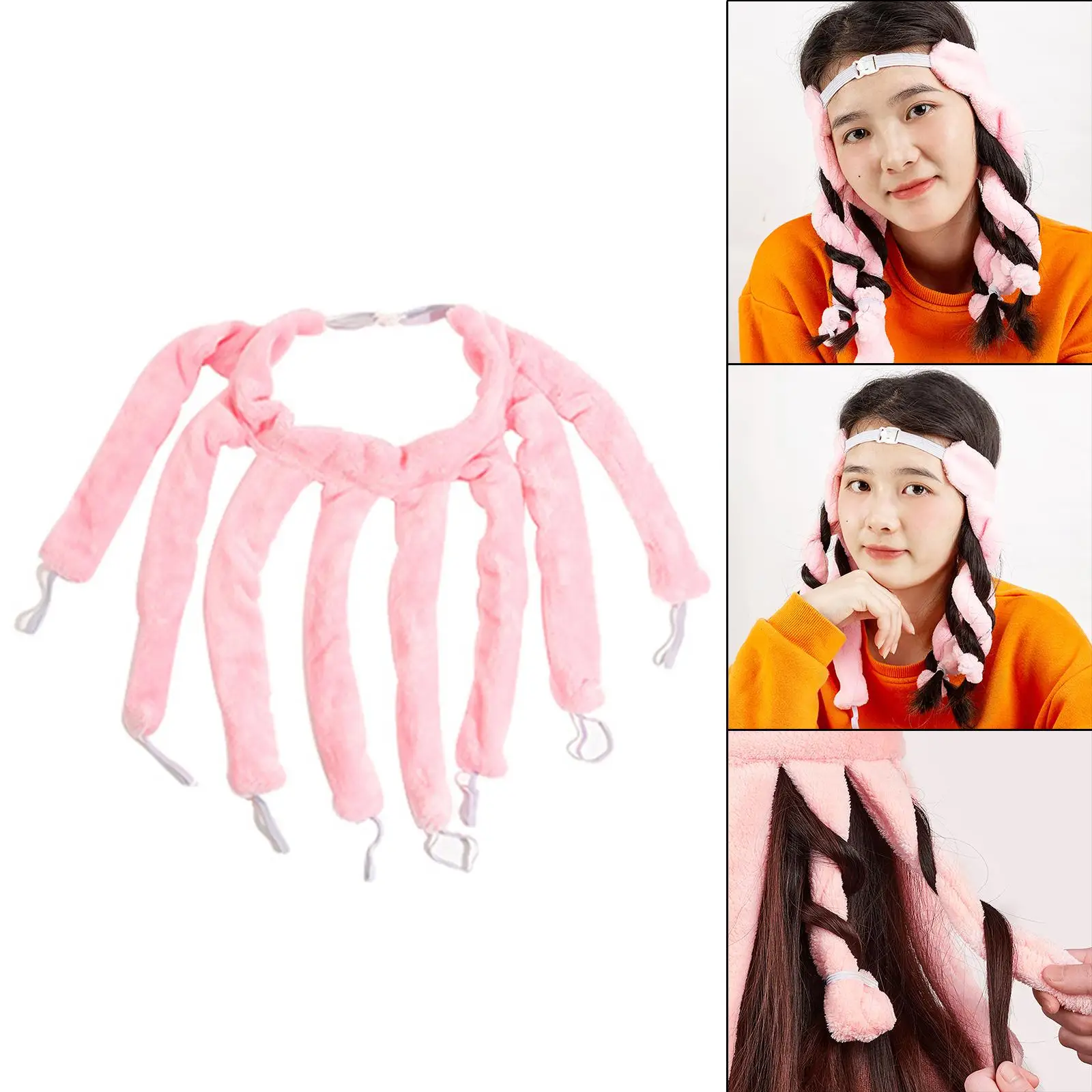Soft Heatless Hair Curlers Reusable Hair Rollers Head Band for Women Girl