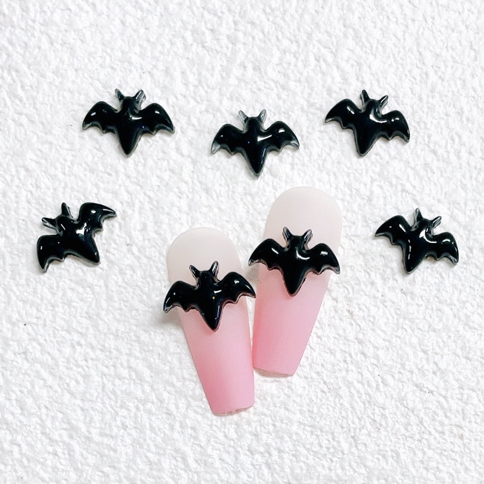 Best of 30PCS 3D Black Bat Nail Charms Accessories Parts For Halloween Nail Art Decoration Design Supplies Material Manicure Decor Tool Reviews & Tips