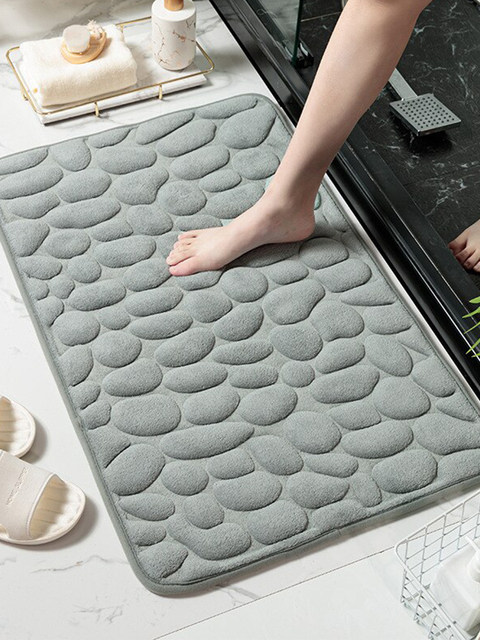 Foot Mat Coral Fleece Floor Mat Household Memory Foam