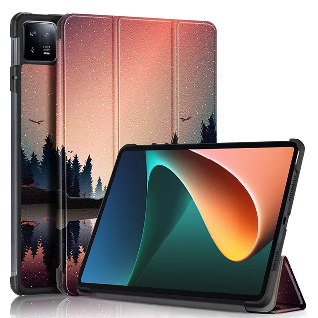 For Xiami Pad 6 Case 11 Tri-fold Magnetic Leather Stand Smart Cover For  Funda Mi Pad 6 Case For Xiaomi Mi Pad 6 Pro 2023 Cover - Tablets & E-books  Case - AliExpress