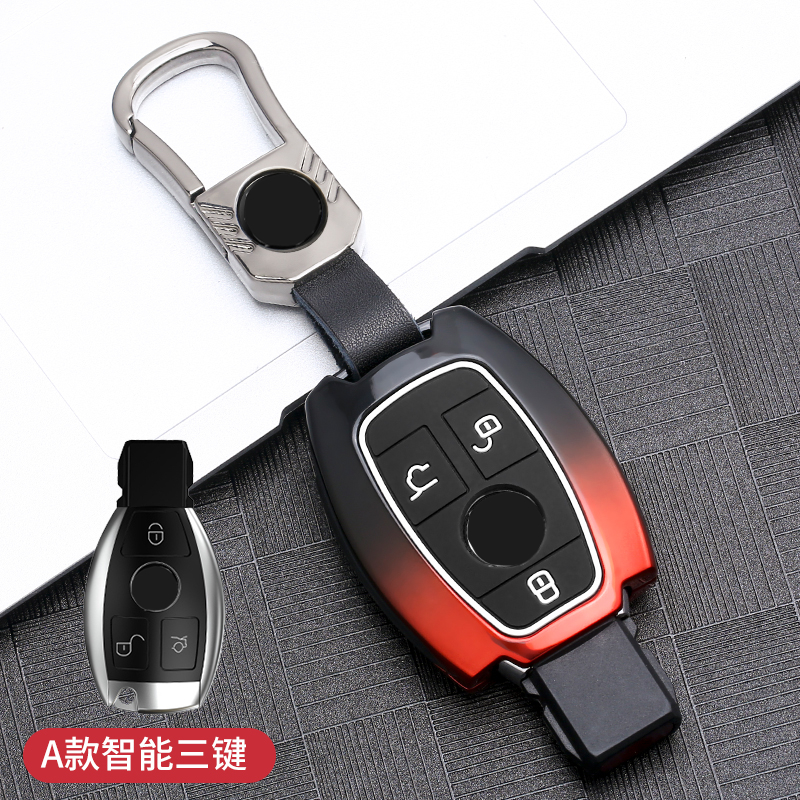 Lega Car Key Case Cover Protection Shell Cover accessori per Benz E C Class W204 W212 W176 GLC CLA GLA Car Styling - Sf039c74ea2a34073876daee1e8c34ae3E