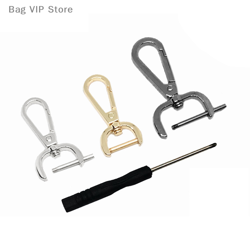 1PC DIY Metal Detachable Snap Hook Trigger Clips Buckles For Leather Craft Bag Strap Buckles Handle Shoulder Webbing