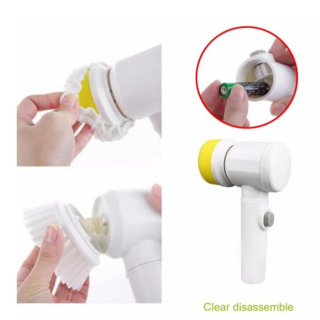 Multifuntion Electric Cleaning Brush Bathroom Window Cleaner Scrubber Tool